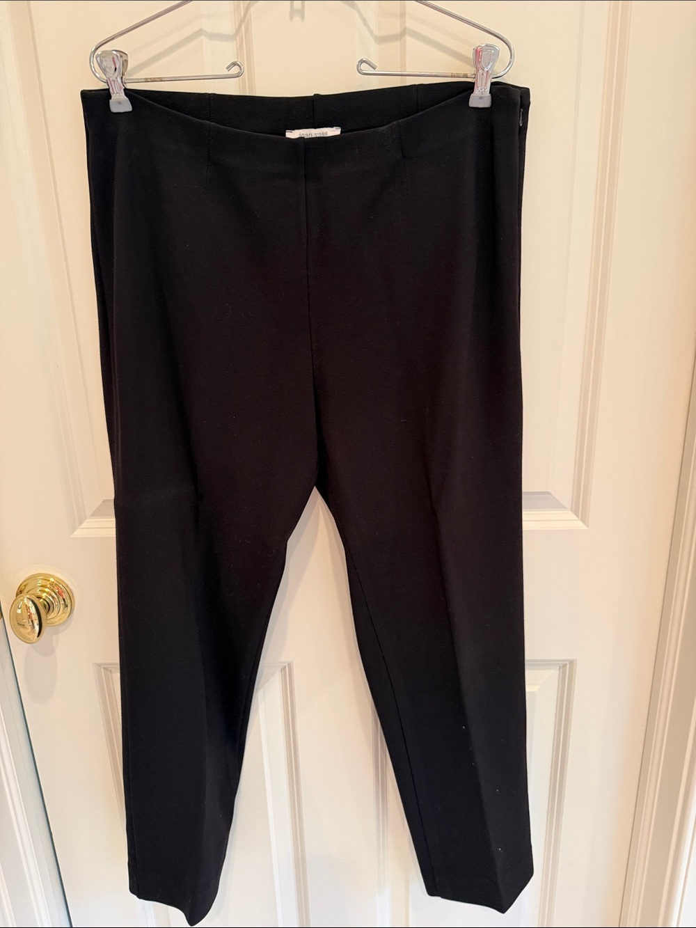 Joan Vass black slacks size 2p